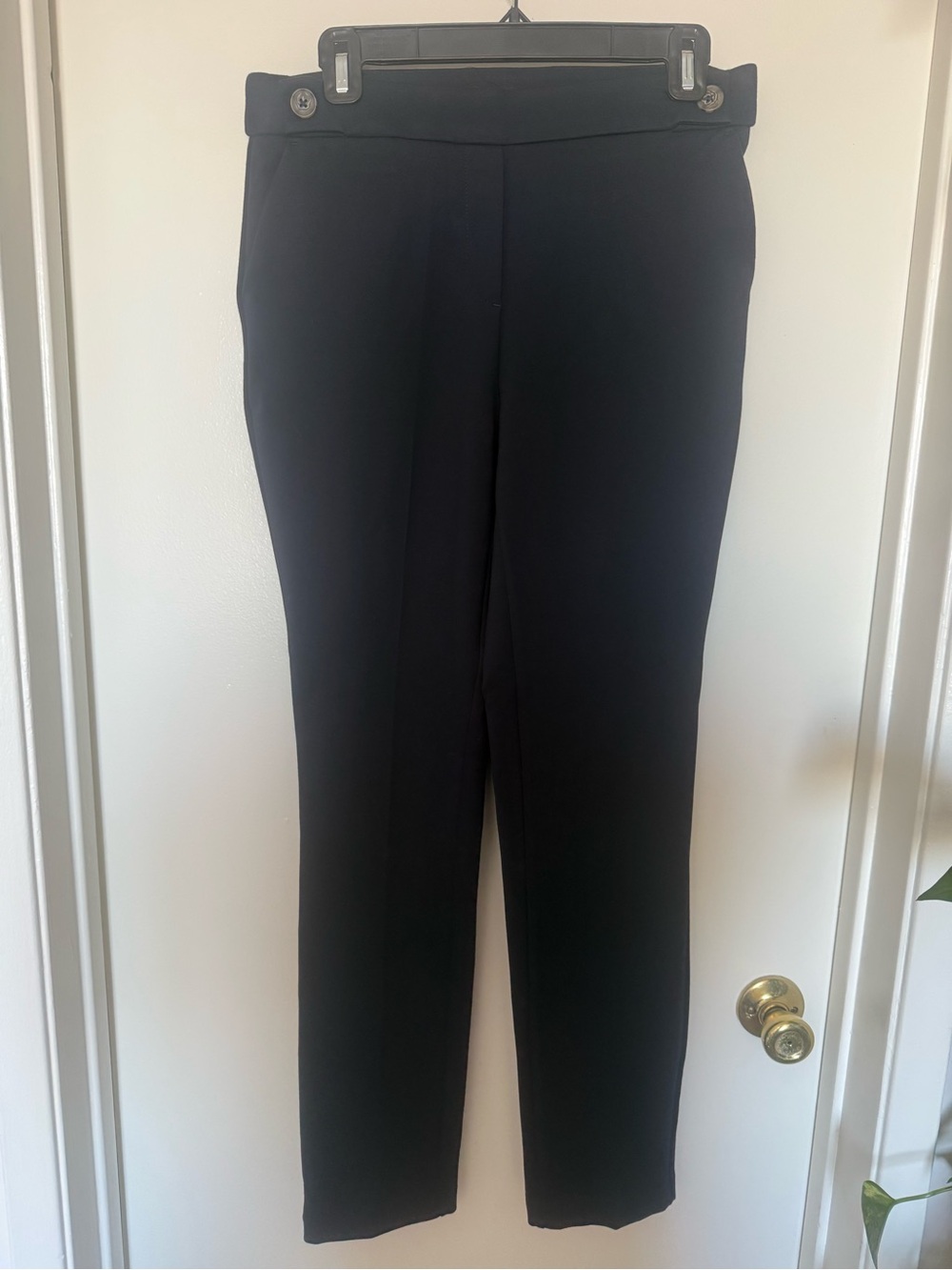 Jules & Leopold Navy Blue Stretch Dress Pants Size M Pull-On Work Trousers